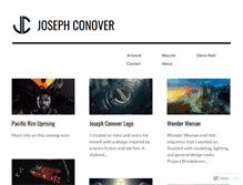 Tablet Screenshot of josephconover.com